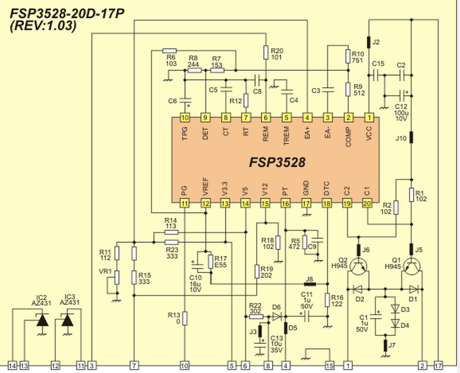 Схема fsp atx 450pnr